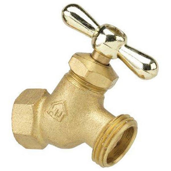 Gourmetgalley VHNSTDB3B 0.5 in. Female Pipe Thread Straight No Kink Hose Bibb - 12 in. GO2670445 - main